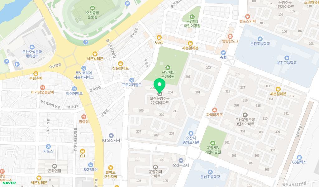 사과나무어린이집 위치 지도