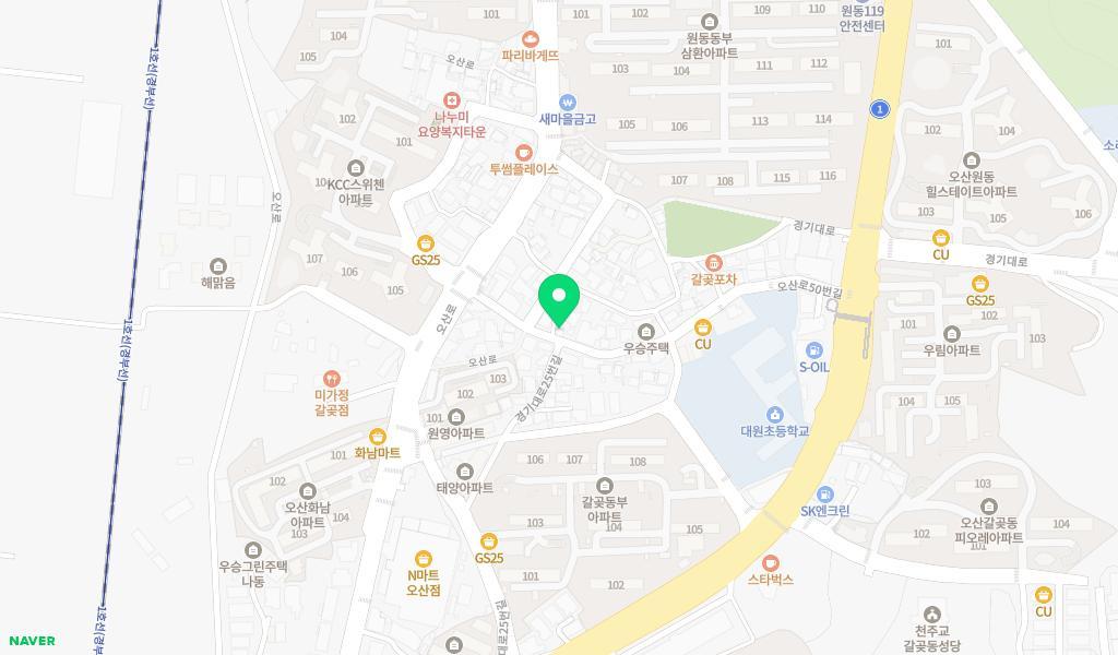 해와달어린이집 위치 지도