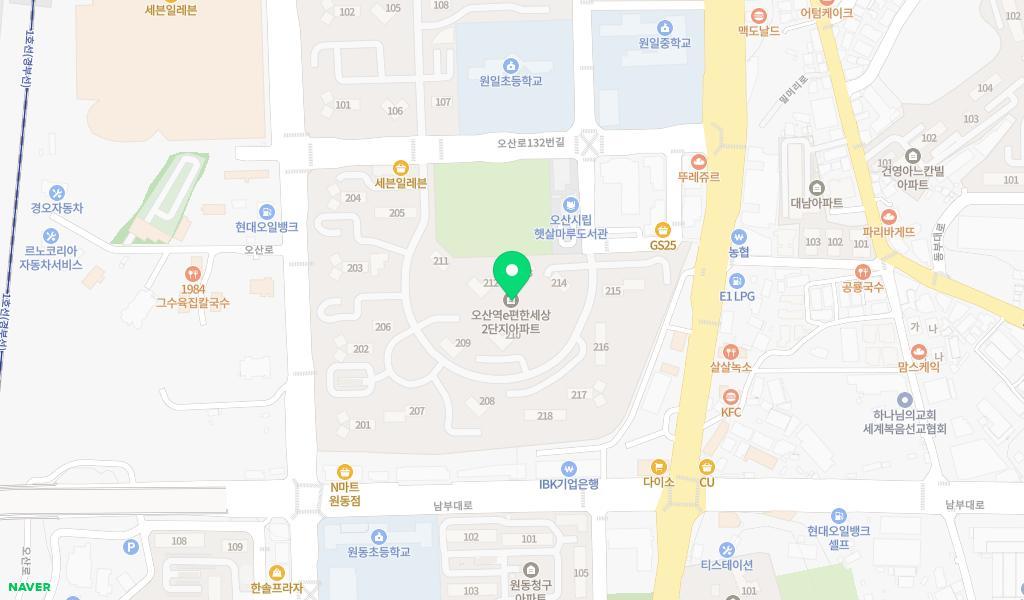 동그라미어린이집 위치 지도