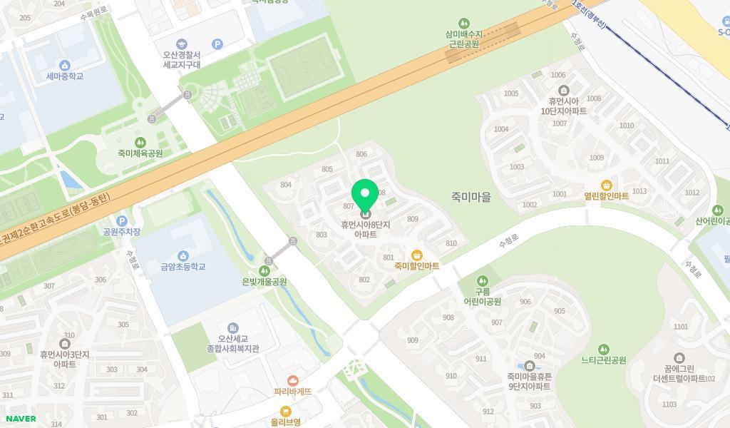 시립꽃다리어린이집 위치 지도