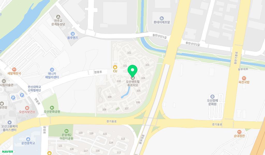 시립푸르지오어린이집 위치 지도