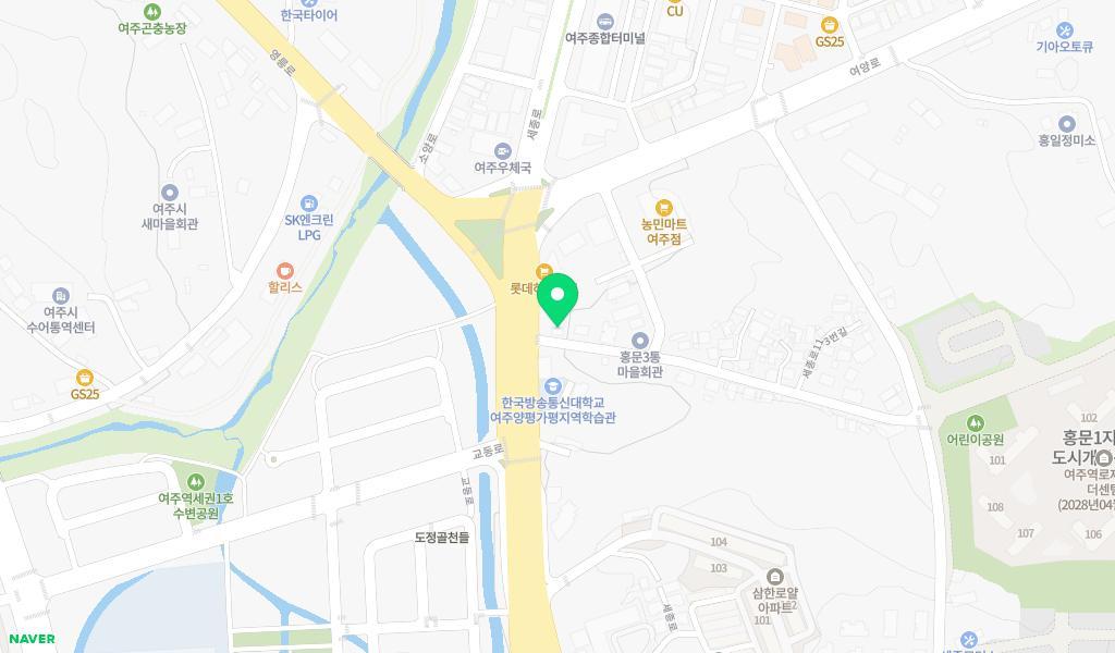 베이비아이누리어린이집 위치 지도