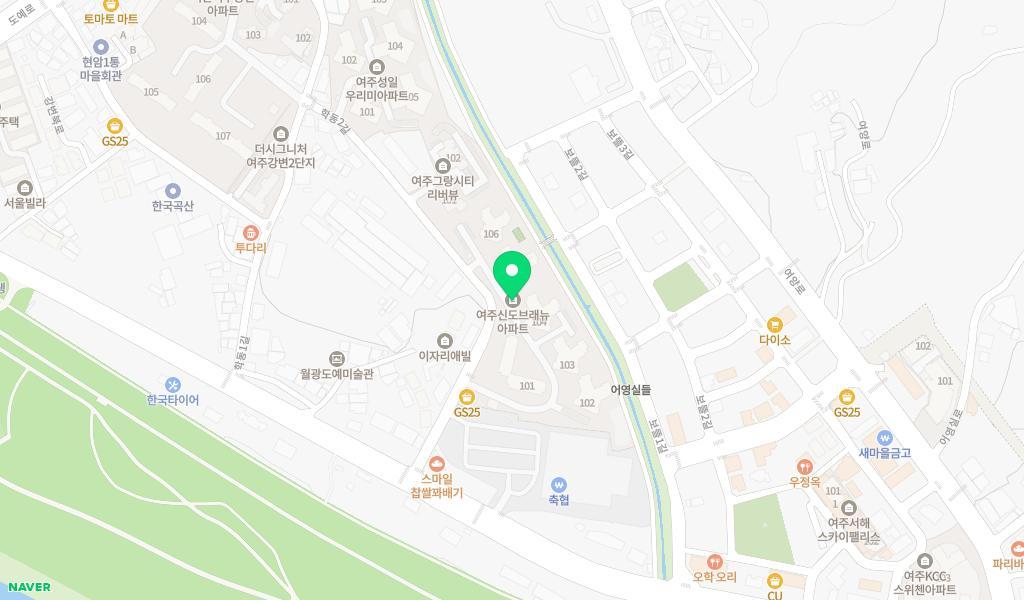 신도 아이빛 어린이집 위치 지도