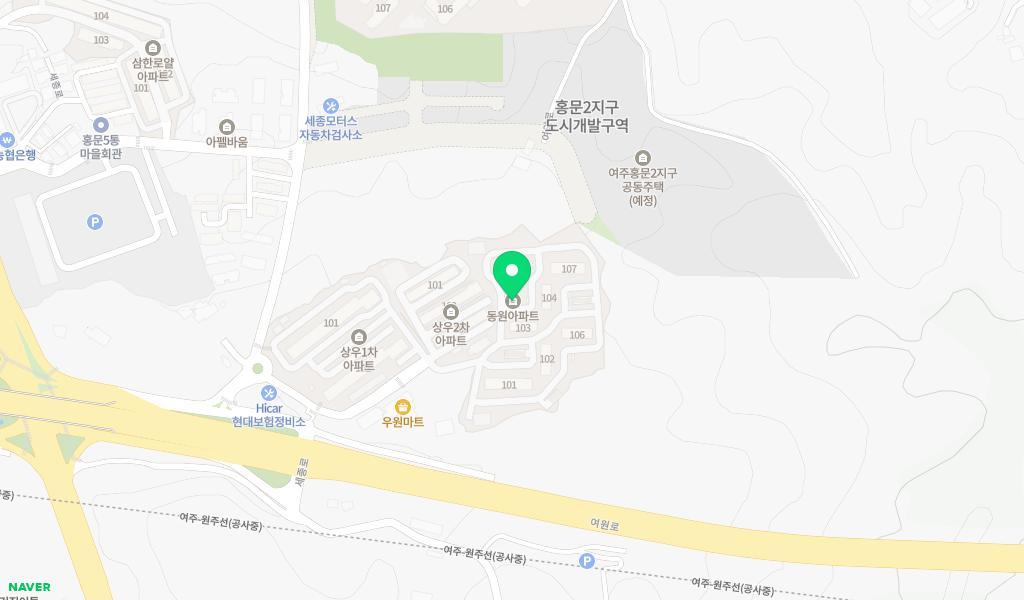 아이숲 어린이집 위치 지도