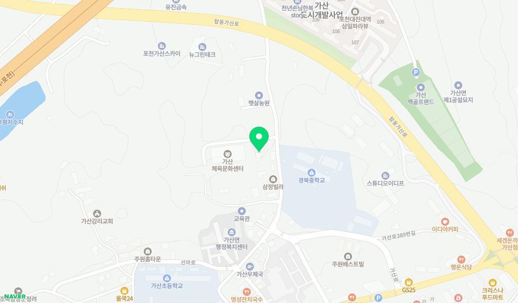 가산어린이집 위치 지도