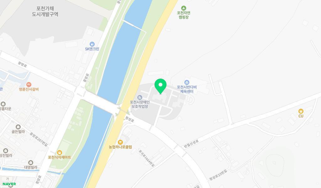 포천꿈나무어린이집 위치 지도