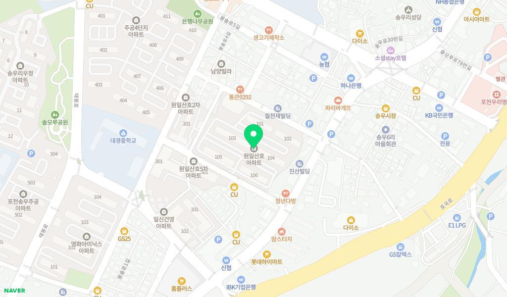 원일어린이집 위치 지도