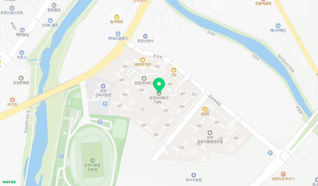 햇님아이어린이집 위치 지도