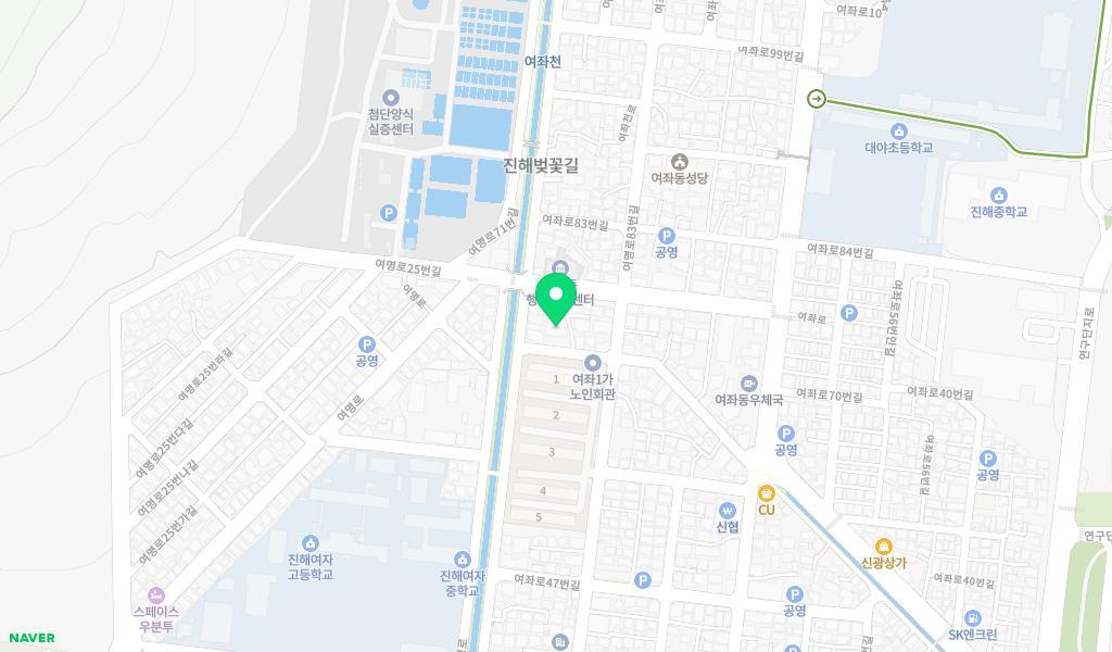 창원시립 여좌어린이집 위치 지도