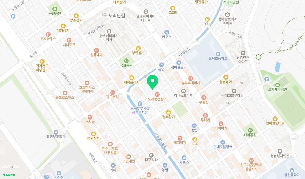 브레인영재어린이집 위치 지도