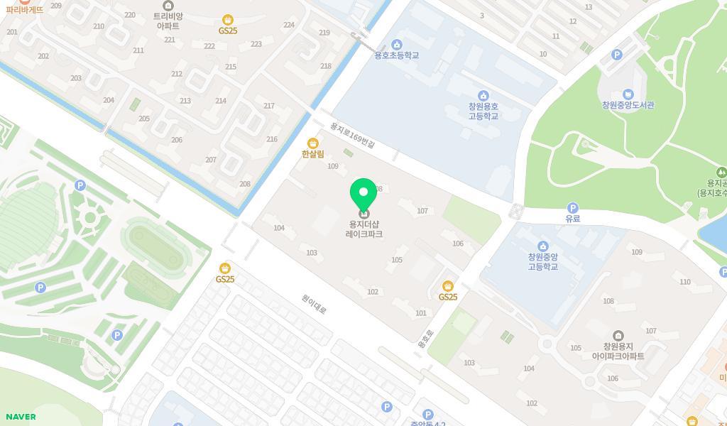 레이크파크어린이집 위치 지도