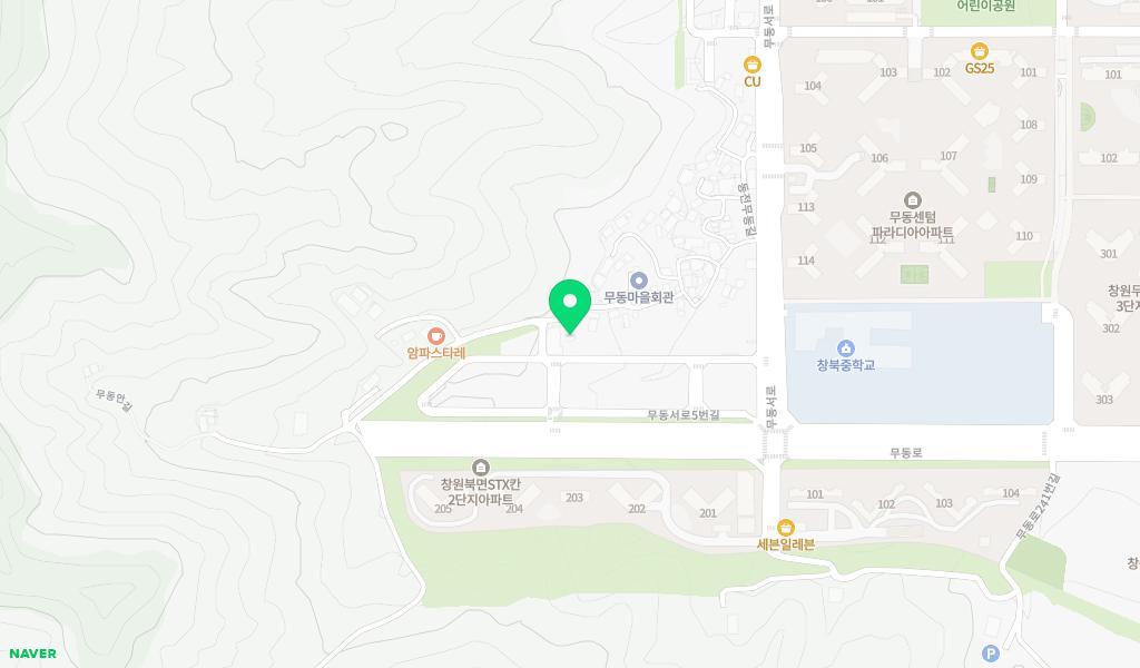 창원시립 무동별빛어린이집 위치 지도