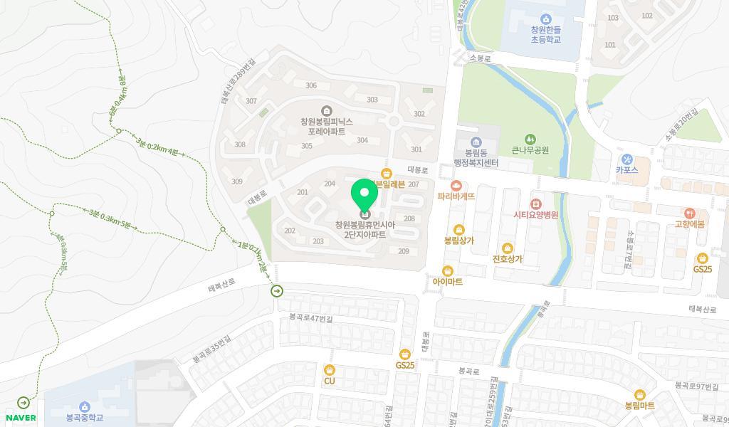 자연봄어린이집 위치 지도