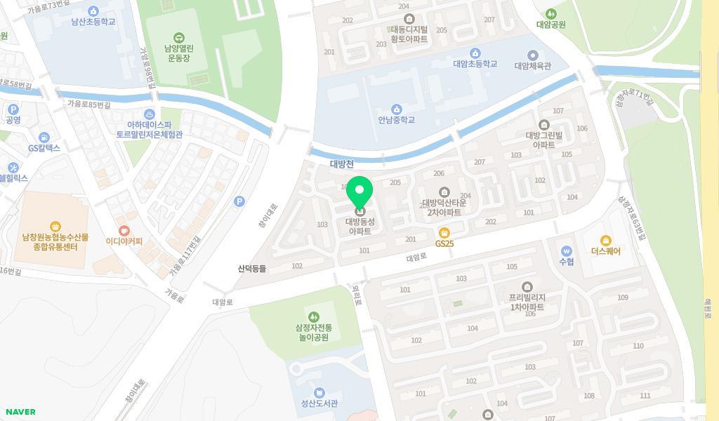 아이꿈어린이집 위치 지도