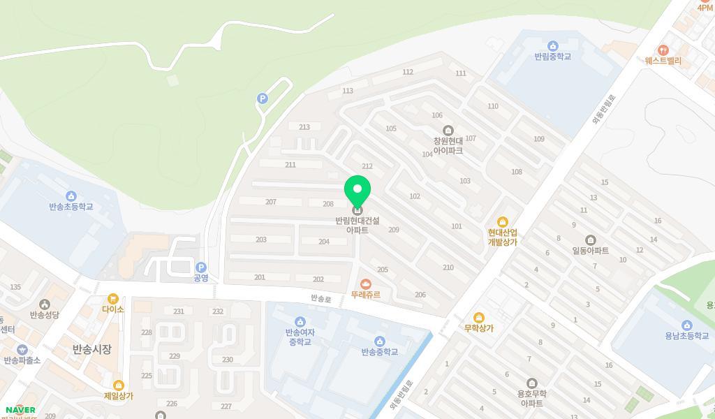푸른초장어린이집 위치 지도