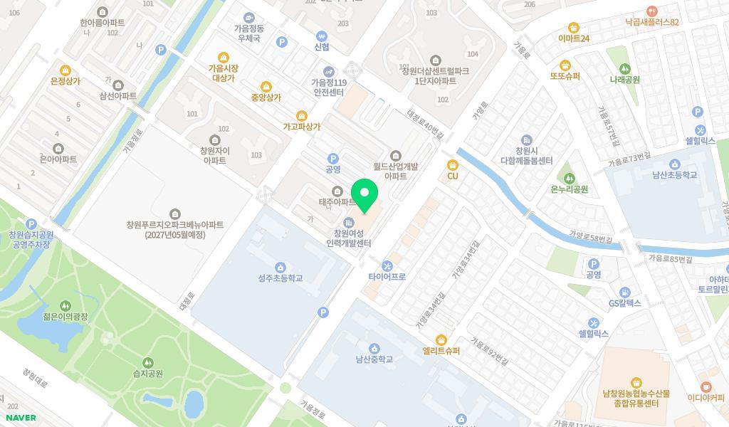 창원시립 창원YWCA어린이집 위치 지도