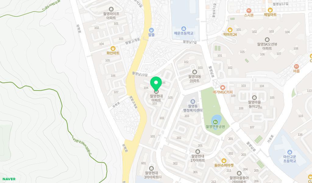 현대신나는어린이집 위치 지도
