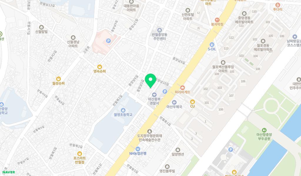 백양어린이집 위치 지도