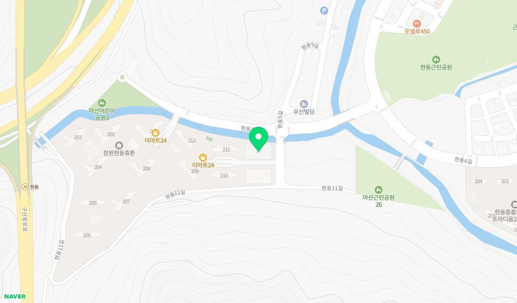 덴소코리아어린이집 위치 지도