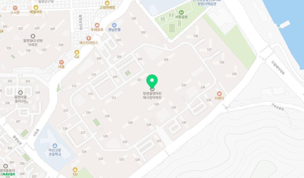 창원시립 애시앙숲어린이집 위치 지도