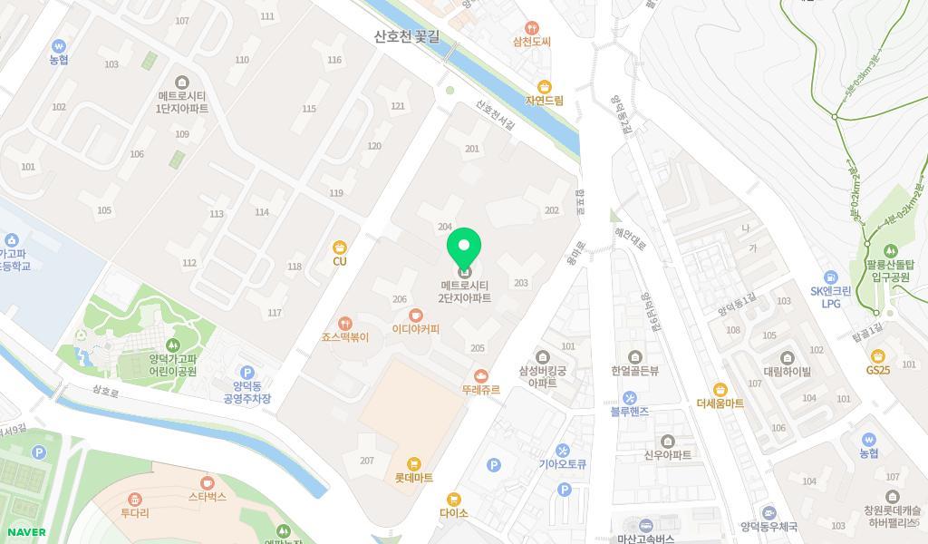 메트로아이꽃뜰어린이집 위치 지도