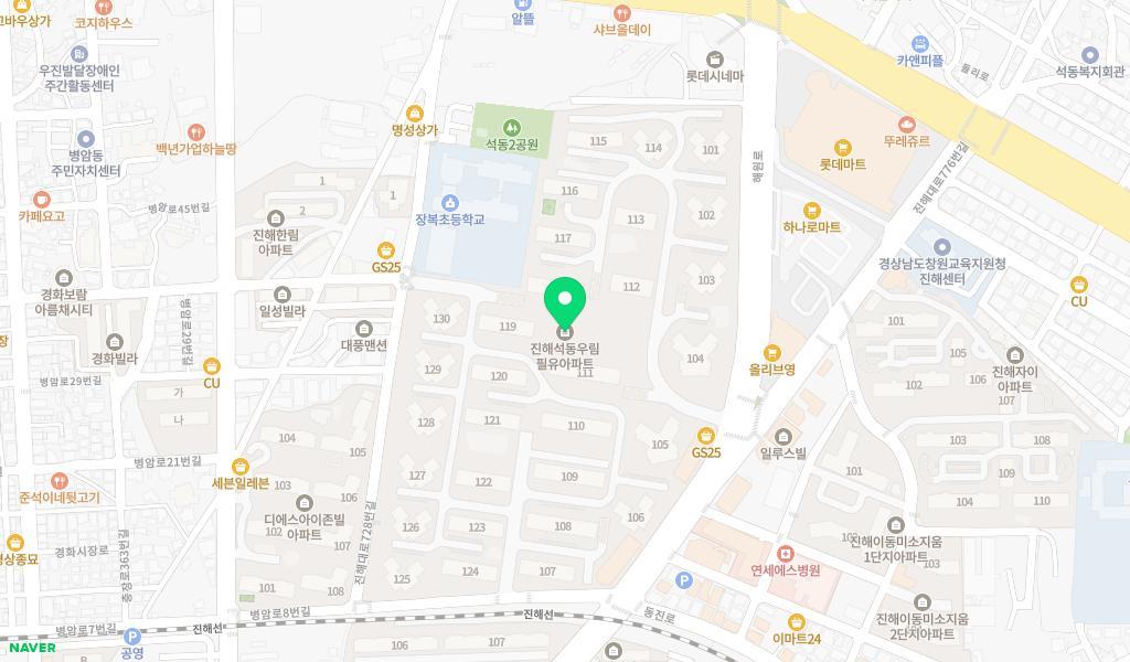 베베천사어린이집 위치 지도