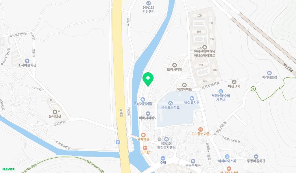 창원시립 은성어린이집 위치 지도