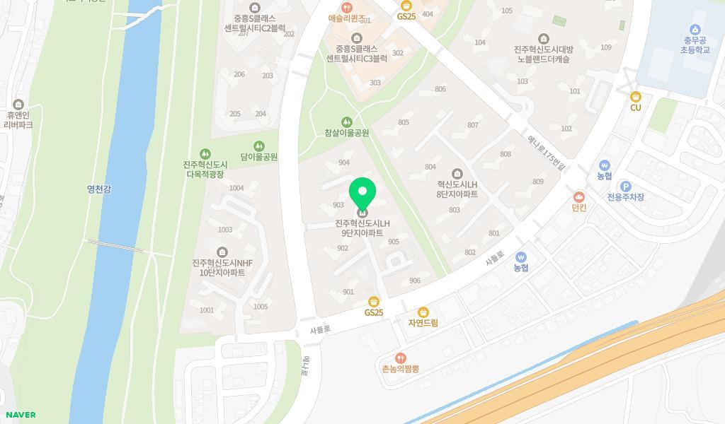 아리숲어린이집 위치 지도