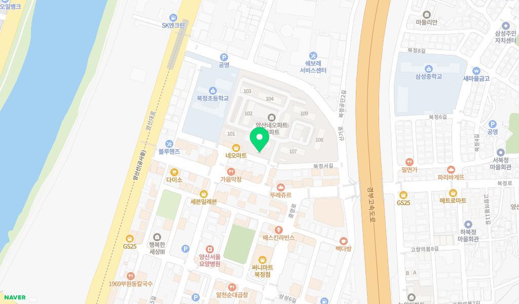 옹달샘어린이집 위치 지도