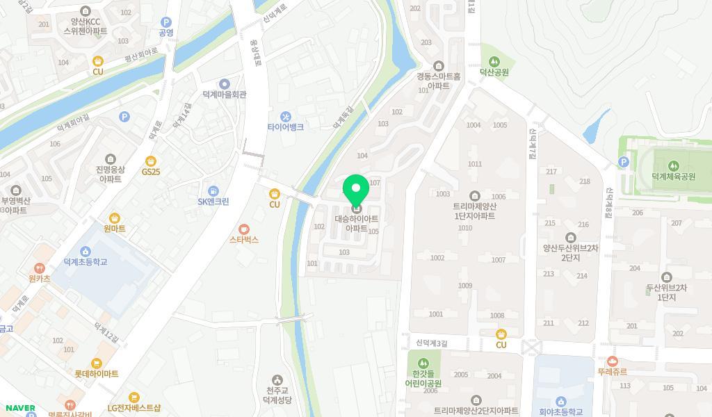 덕계키즈킹덤어린이집 위치 지도