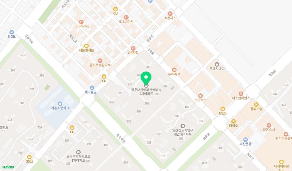 꿈에품에어린이집 위치 지도