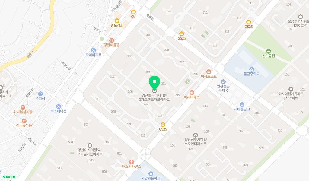 이지더원어린이집 위치 지도