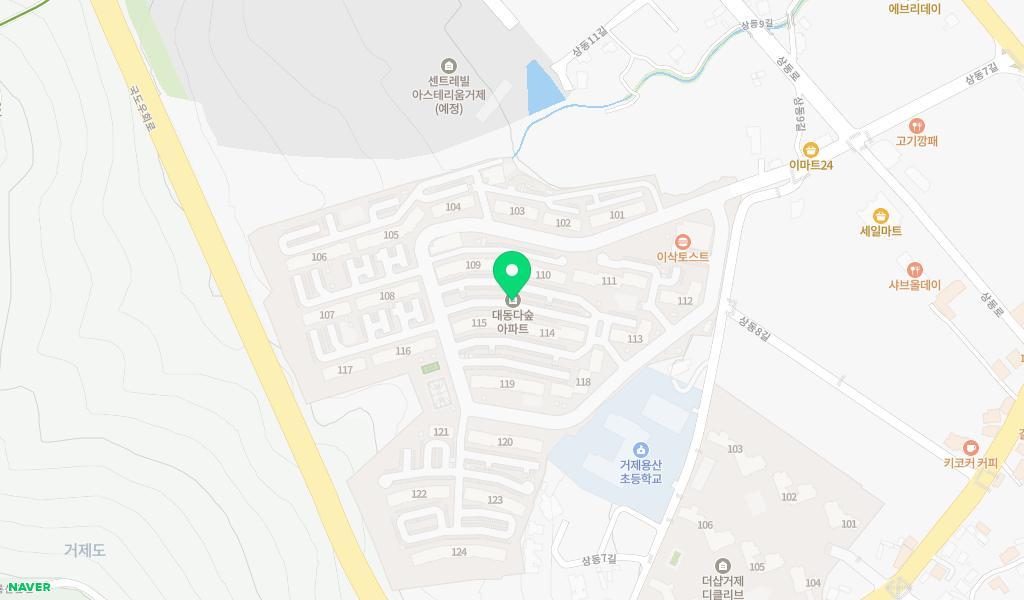나다나엘어린이집 위치 지도