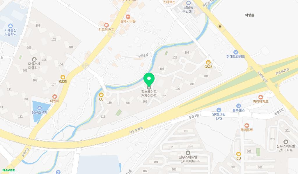 현대키즈어린이집 위치 지도