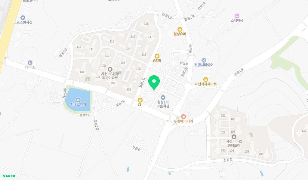 동네어린이집 위치 지도