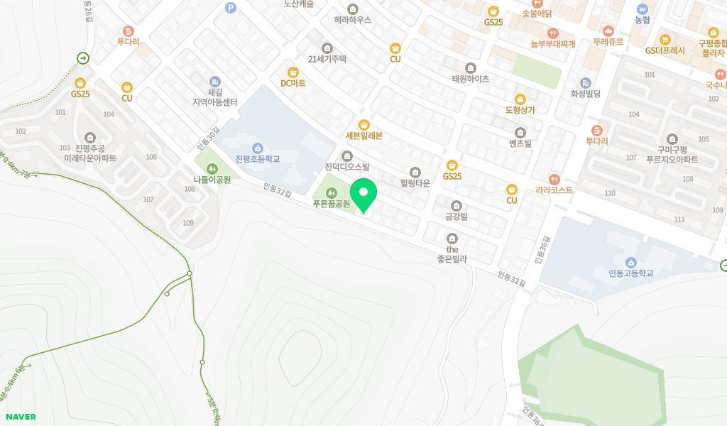 우리어린이집 위치 지도