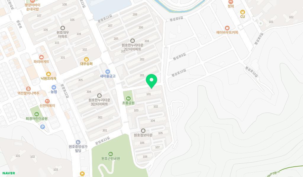둥근별어린이집 위치 지도
