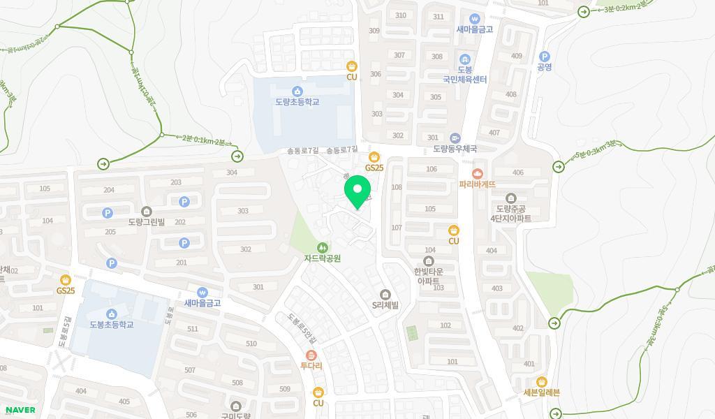 킨더나라어린이집 위치 지도