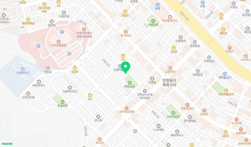 피노키오어린이집 위치 지도