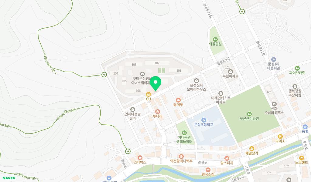 문성아롱별어린이집 위치 지도