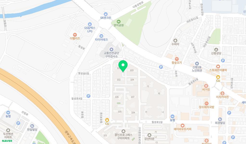 LIG넥스원희망어린이집 위치 지도