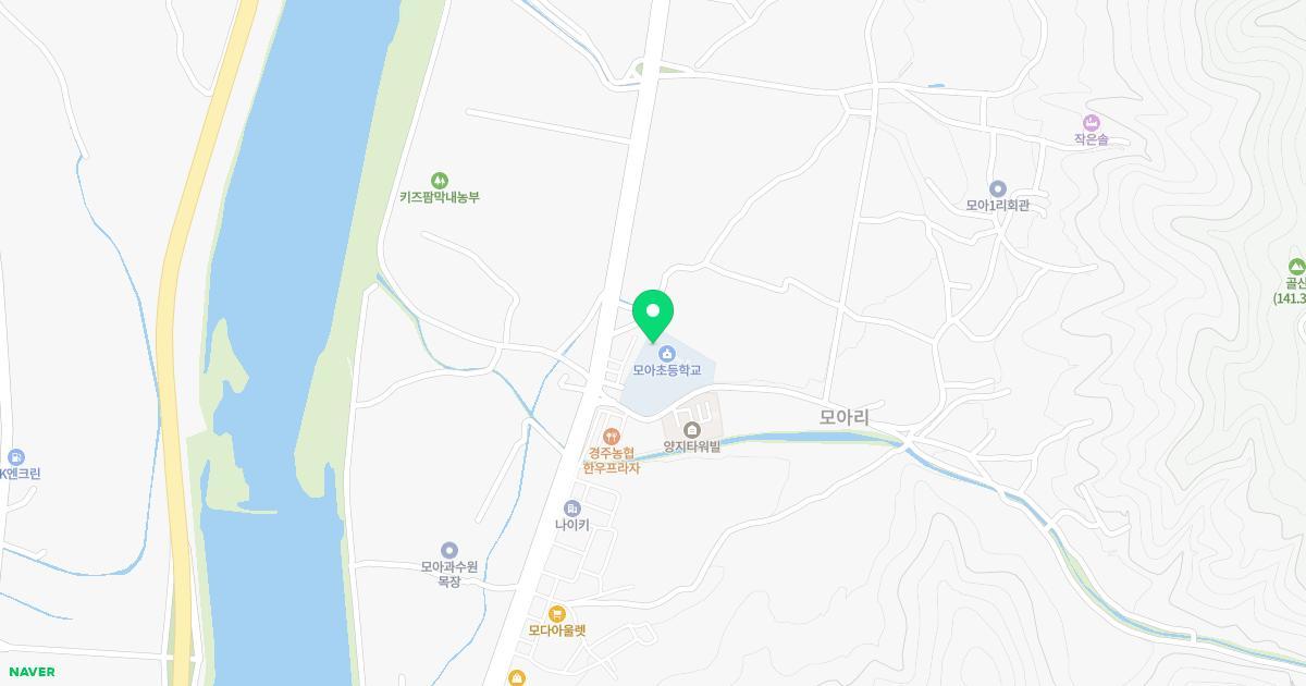 모아초등학교병설유치원 위치 지도