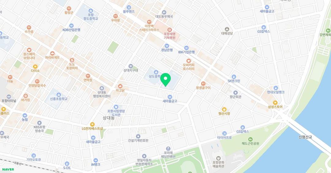 대도초등학교병설유치원 위치 지도