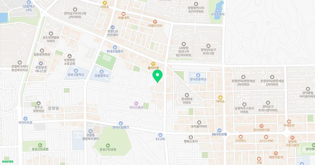 세이유치원 위치 지도