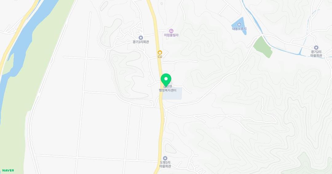 감천초등학교병설유치원 위치 지도