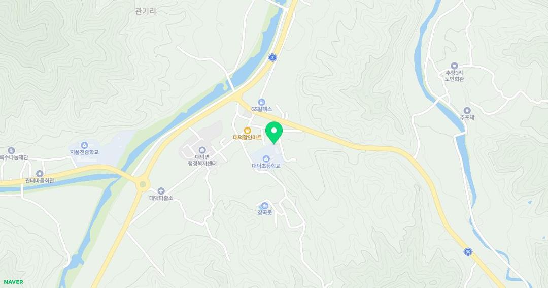 대덕초등학교병설유치원 위치 지도