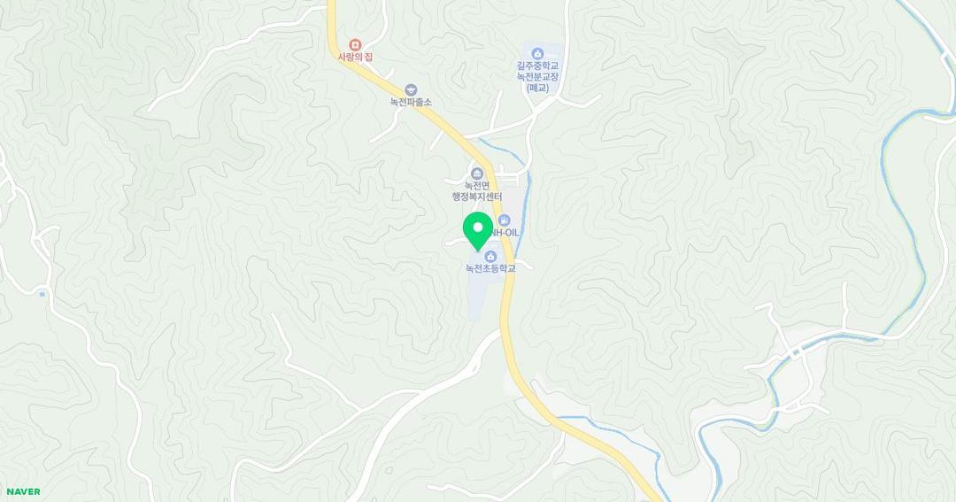 녹전초등학교병설유치원 위치 지도