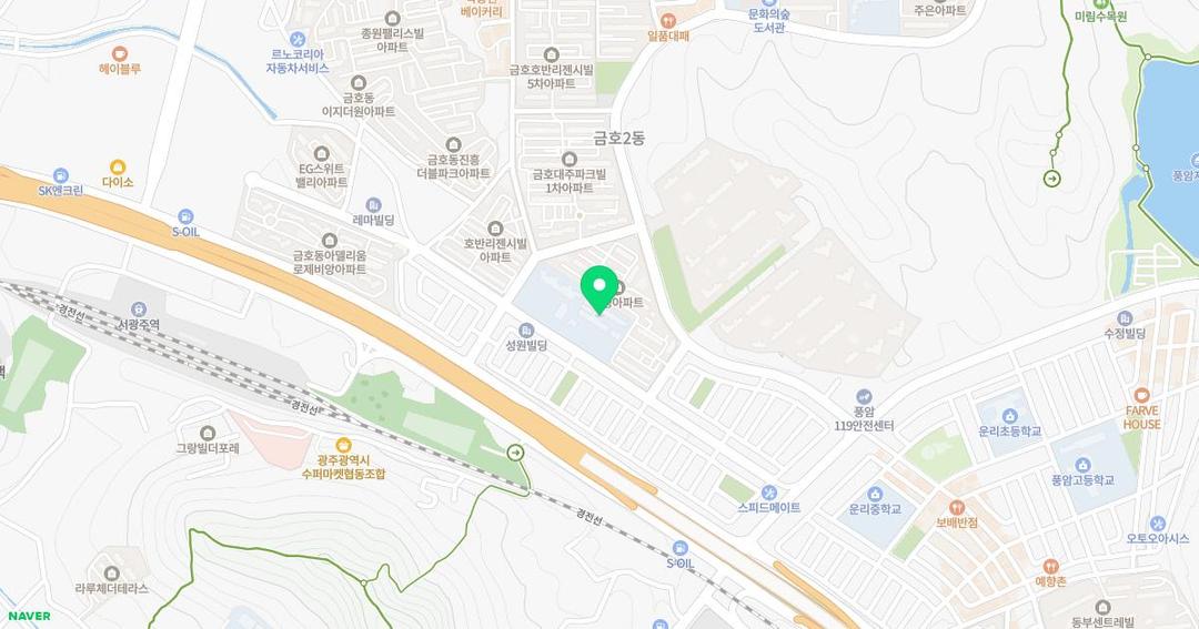 화개초등학교병설유치원 위치 지도