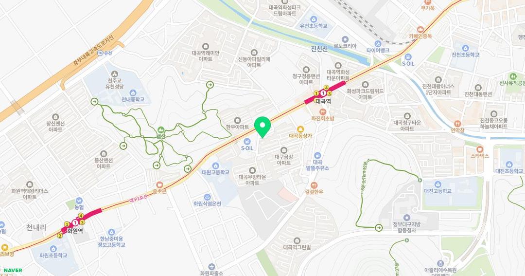 대곡가야유치원 위치 지도