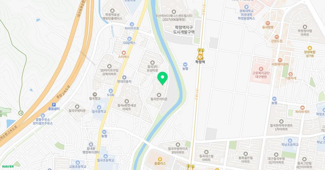 새솔유치원 위치 지도